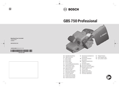 Bosch Professional GBS 750 Manual Original