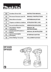 Makita DF032D Manual De Instrucciones