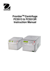 OHAUS Frontier FC5513 Manual De Instrucciones