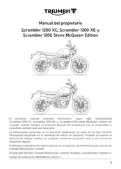 Triumph Scrambler 1200 Steve McQueen Edition 2020 Manual Del Propietário