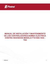 Firetrol FTA1000-1930-TSA Manual De Instalación Y Mantenimiento