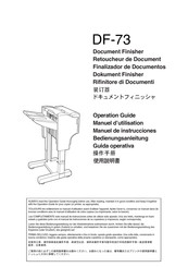 Kyocera DF-73 Manual De Instrucciones