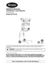 Scotts LM71313S Manual Del Operario