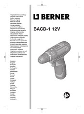 Berner 343780 Manual Original