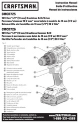 Craftsman CMCD726 Manual De Instrucciones