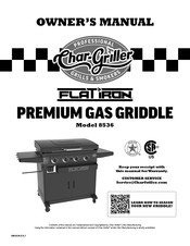 Char-Griller FLAT IRON 8536 Manual Del Propietário