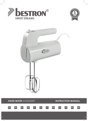 Bestron SWEET DREAMS AHMD200P Manual De Instrucciones