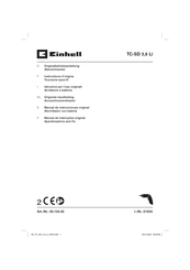 EINHELL TC-SD 3,6 Li Manual De Instrucciones Original