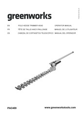 GreenWorks PAC459 Manual Del Operador