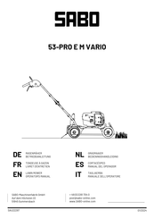 Sabo 43-PRO E PUSH Manual Del Operador