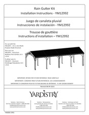 Yardistry YM12992 Instrucciones De Instalación