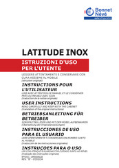 EPTA Bonnet Neve LATITUDE INOX Instrucciones De Uso Para El Usuario