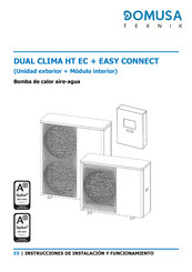 DOMUSA TEKNIK DUAL CLIMA 12HTT EC Instrucciones De Instalación Y Funcionamiento