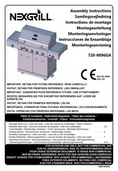 Nexgrill 720-0896GA Instrucciones De Ensamblaje