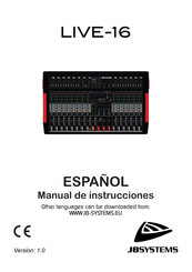 JB Systems LIVE-16 Manual De Instrucciones