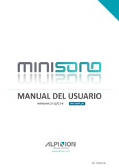 Alpinion Medical Systems minisono C1-6 Manual Del Usuario