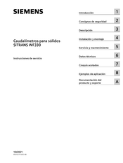 Siemens SITRANS WF330 Instrucciones De Servicio