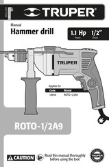 Truper ROTO-1/2A9 Manual