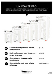 Uniteck UNIPOWER PRO 3600.24 PRO Manual De Instrucciones