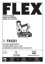 Flex FX4321 Manual Del Operador