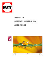 LG 40UB800 Instrucciones