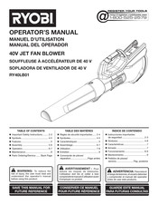 Ryobi RY40LB01 Manual Del Operador