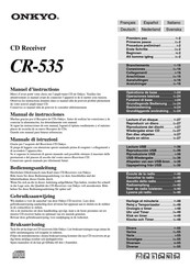 Onkyo CR-535 Manual De Instrucciones