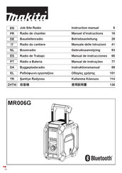 Makita MR006G Manual De Instrucciones