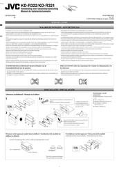 JVC KD-R321 Manual De Instalación/Conexion