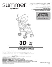 ingenuity summer 3Dlite Manual De Instrucciones