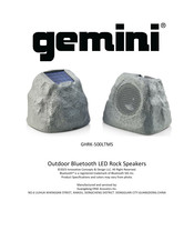 Gemini GHRK-500LTMS Manual Del Usuario