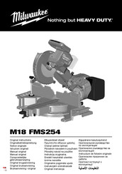 Milwaukee FMS254 Manual Original