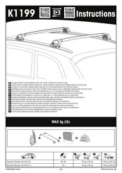 Yakima K1199 Instrucciones De Montaje