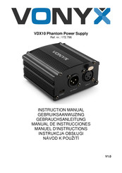 Vonyx VDX10 Manual De Instrucciones