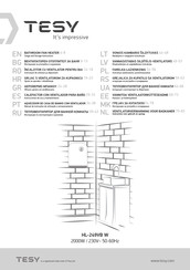 TESY HL-249VB W Instrucciones De Uso Y Mantenimiento