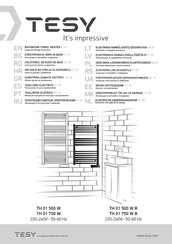 TESY TH 01 750 W Instrucciones De Uso Y Mantenimiento