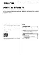 Aiphone JV-1FD Manual De Instalación