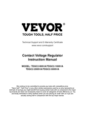 VEVOR TDGC2-3000VA Manual De Instrucciones