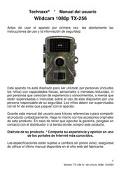 Technaxx TX-256 Manual Del Usuario