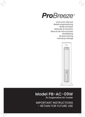 ProBreeze PB-AC-09W Manual De Instrucciones