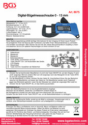 Bgs Technic 8675 Manual De Instrucciones