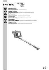 IKRA Ultralight FHS 1500 Instrucciones De Manejo