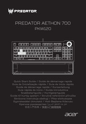 Acer PREDATOR AETHON 700 Guia De Inicio Rapido