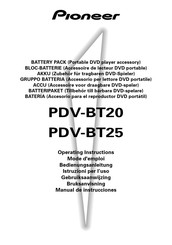 Pioneer PDV-BT20 Manual De Instrucciones