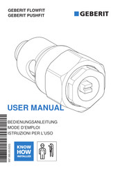 geberit PUSHFIT 652.940.26.1 Manual Del Usuario