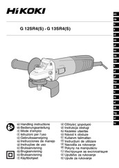 HIKOKI G 12SR4S Instrucciones De Manejo