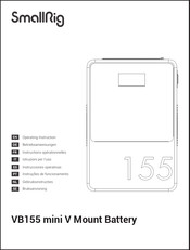 SmallRig VB155 mini V Mount Instrucciones Operativas