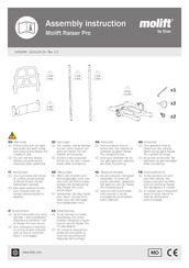 Etac Molift Raiser PRO Instrucciones De Montaje
