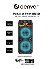 Denver BPS-355 Manual De Instrucciones