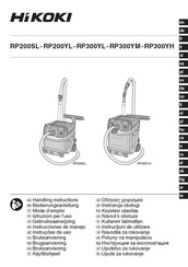 HIKOKI RP300YH Instrucciones De Manejo